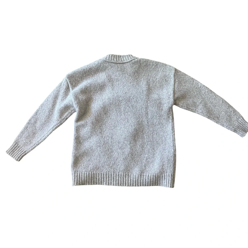 J. Crew Button Shoulder Crewneck Sweater